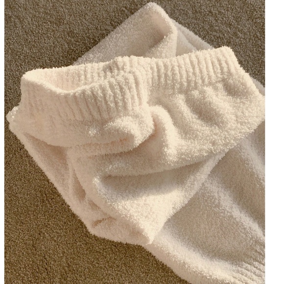 Cozy Fuzzy Stretchy Waist Wide Leg Pants - Picture 4 of 10